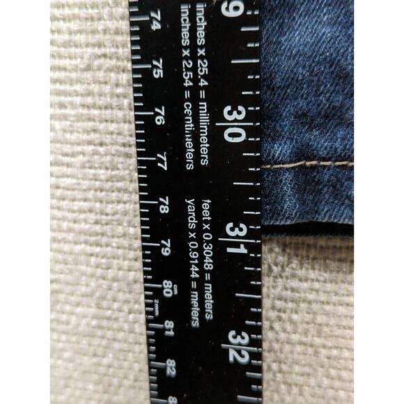 Levi's 345 Blue Jeans Size 12 Medium Low Boot Cut -0424B182 - Picture 9 of 10